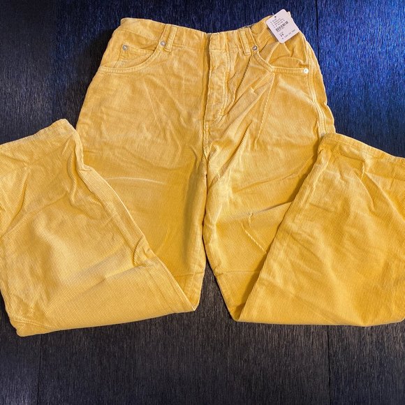 Free People Yellow Corduroy Pants - Picture 2 of 5